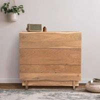 Dawson Rustic Acacia Wood 3 Drawer Chest