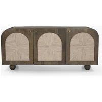 Tropika Jute & Mango Wood 3 Door Sideboard