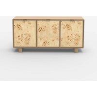 Umber Burl & Mango Wood 3 Door Sideboard