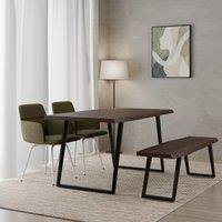 Arden Industrial Wood Dining Table (Seats 6)