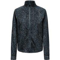 Leopard Print Zip-Up Fleece