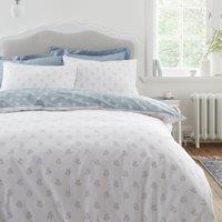 Esme Floral 200 Thread Count Cotton Reversible Duvet Cover and Pillowcase Set