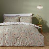 Brushed Grasmere Floral Cotton Reversible Duvet Cover and Pillowcase Set