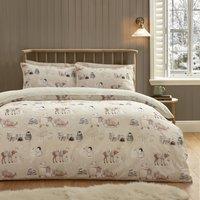 Winter Friends Sherpa Duvet Cover and Pillowcase Set