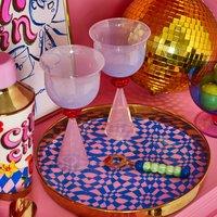 Set of 2 Lips Wine Glasses