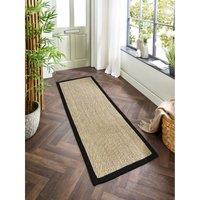 Herringbone Border Sisal Runner Rug