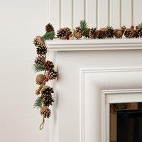 160cm Traditional Pinecone Garland
