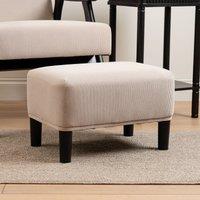 Mid Century Corduroy Footstool