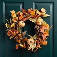 45cm Autumnal Pumpkin Wreath