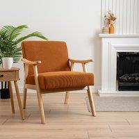 Mid Century Corduroy Chair