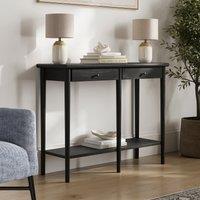 Carlotta 2 Drawer Wood Console Table