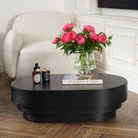 Vittoria Oval Wood Coffee Table
