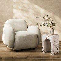 Bianca Curve Chenille Tub Armchair