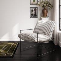 Eli Country Stripe Accent Armchair