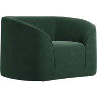 Isotta Curved Velvet Accent Chair