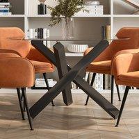 Calissa Round Glass Dining Table (Seats 4)