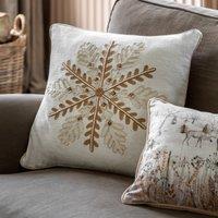 Snowdrift Snowflake Cushion