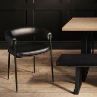 Simona Faux Leather Dining Chairs (Set of 2)