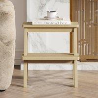 Adriana Washed Pine Stool
