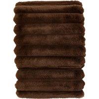 LuxeRib Faux Fur Throw