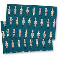 Christmas Nutcracker Cotton Dining Placemat 4 Pack