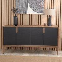 Giano Acacia Wood 4 Door Sideboard
