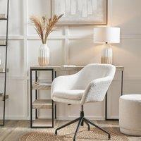 Rosetti Boucle Swivel Height-Adjustable Office Chair
