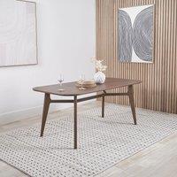 Elion Mid-Century Ash Wood Dining Table (Seats 6)