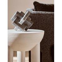 Decor Marble Knot Sculpture in Grey