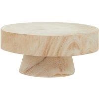 Small Natural Wooden Riser.