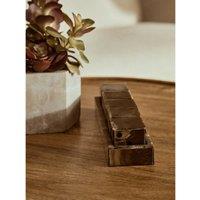 Decorative Five Dice Set in Brown/Black Finish