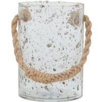 Large Rope Glass Lantern