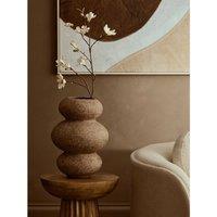 Cotton Mache And Coco Shell Bubble Vase