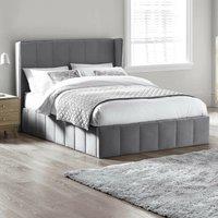 Kara Velvet Upholstered Ottoman Storage Bed