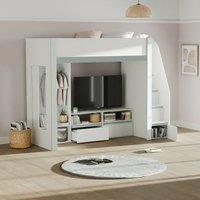 Raya Wood Highsleeper TV Bed