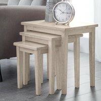 Calia Woodwash Nesting Side Tables (Set of 3)