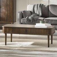 Anika Dark Oak Slatted Storage Coffee Table
