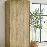 Seluna Retro Oak 2 Door Wardrobe