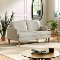 Evadne Woven Chenille Upholstered Compact 2 Seater Sofa