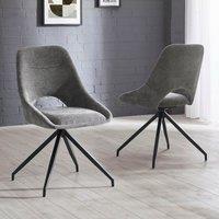 Josiah Chenille Upholstered Dining Chairs (set of 2)