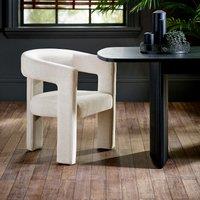Eleni Sculptural Curve Chenille Upholstered Chair