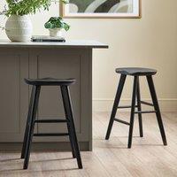Miro Solid Oak Bar Stool