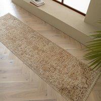 Heriz Serapi Copper Runner Rug