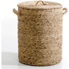 Lian Round Water Hyacinth Basket, H60cm