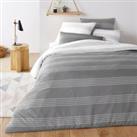 Horizon Striped 100% Cotton Fitted Sheet