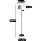 Nyna Floor Lamp with Articulated Arm