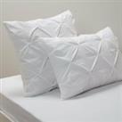 Blanche Ruched Polycotton Pillowcase