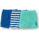 Pack of 3 Cotton Shorts