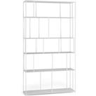 Parallel Wide Metal Bookcase
