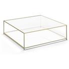 Sybil Square Tempered Glass Coffee Table